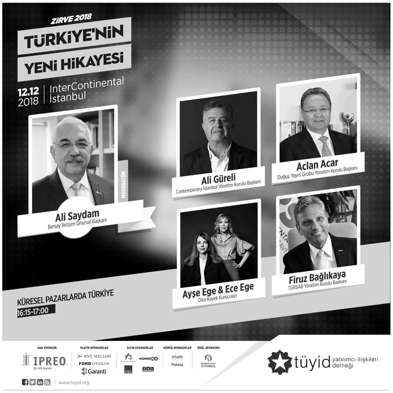 Ali Saydam, TÜYİD Zirvesi 2018'de Küresel Pazarlarda Türkiye oturumunda